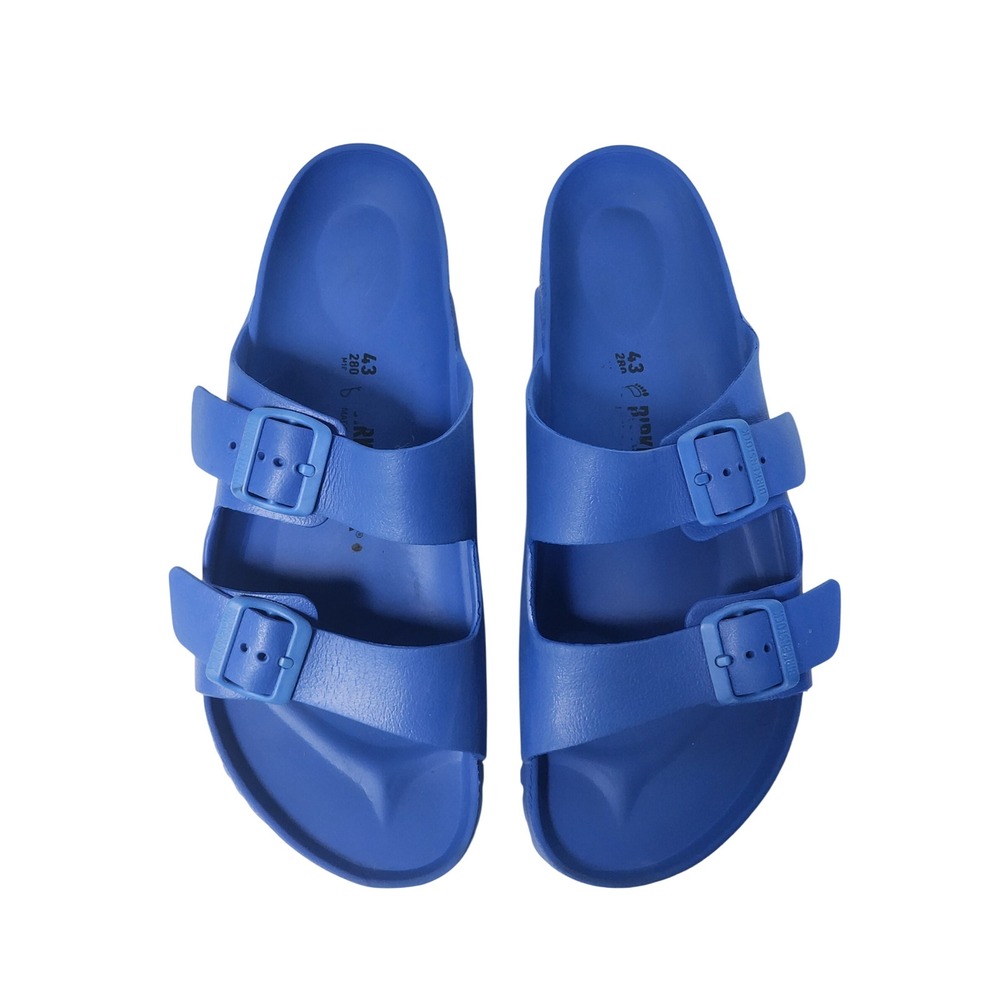 Birkenstock Arizona EVA Sandals Scuba Blue Waterproof Slides 43 W12 M10 Unisex